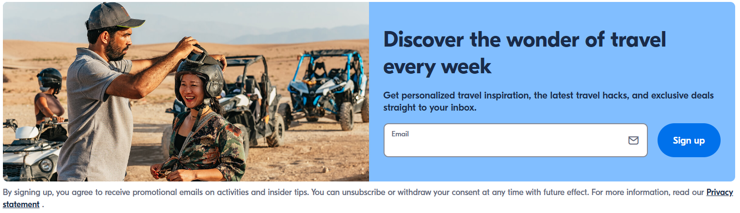 Discover the wonder of travel every week