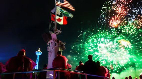 Niagara Falls, Canada Evening Fireworks Cruise