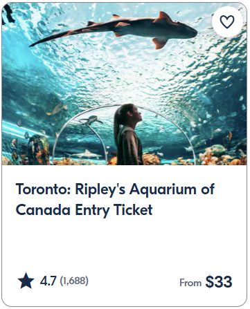Toronto Ripley's Aquarium of Canada Entry Ticket
